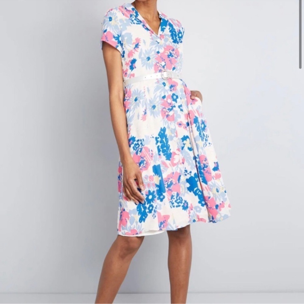 New ModCloth Exciting Find Shirt Dress